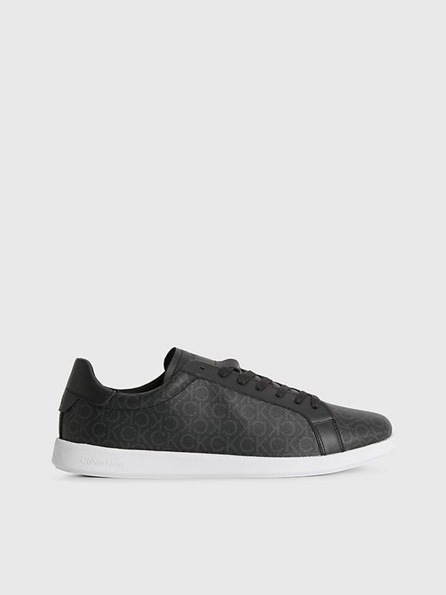 Calvin Klein USA Recycled Logo Mens Sneakers Black 1923758-LQ